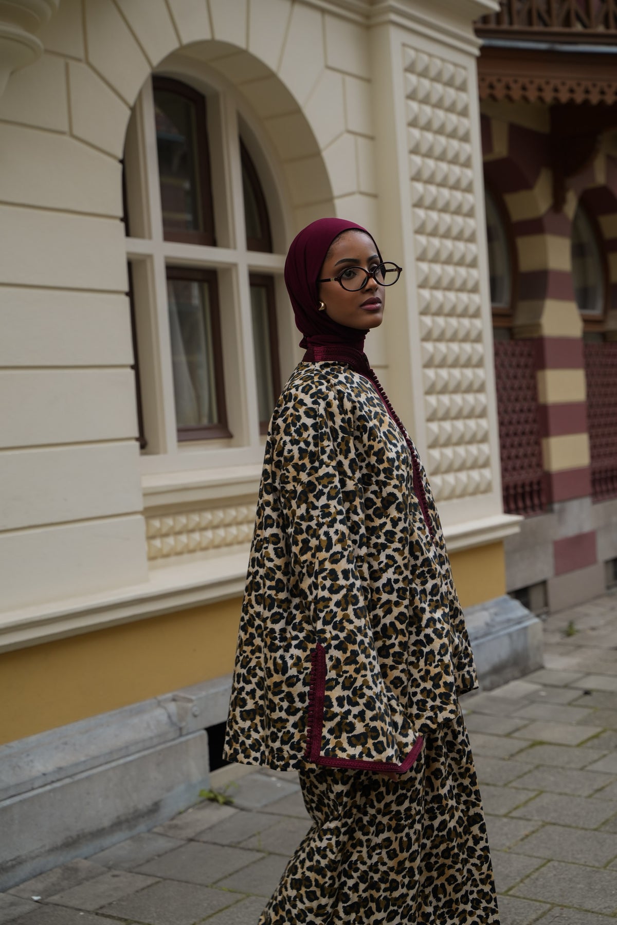 DIVA BELDI CO-ORD - BURGUNDY