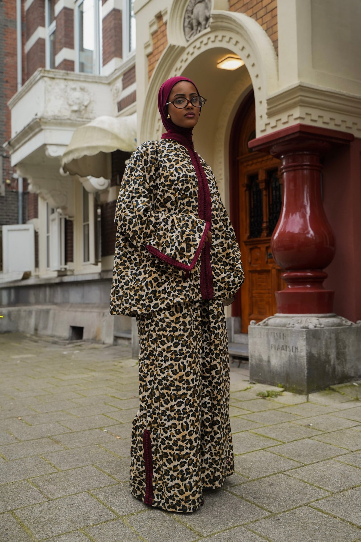 DIVA BELDI CO-ORD - BURGUNDY