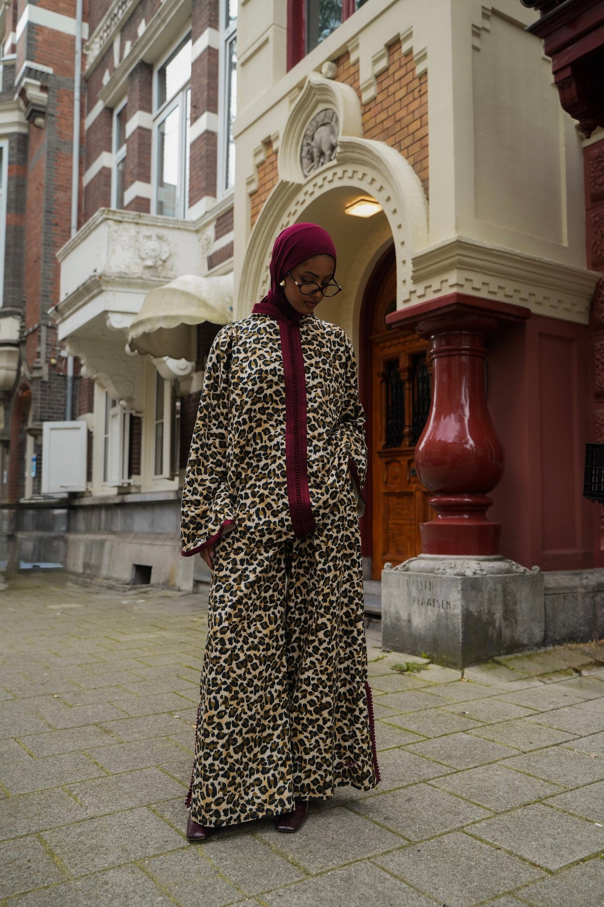 DIVA BELDI CO-ORD - BURGUNDY